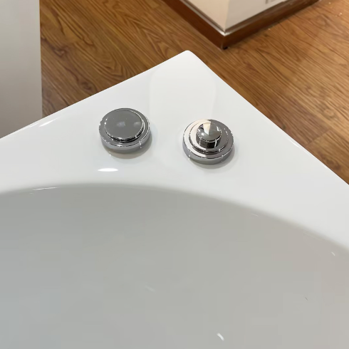 Single White Massage Bathtub with Bluetooth New Style Whirlpool Bathtubs & Whirlpools Freestanding massage bathtub